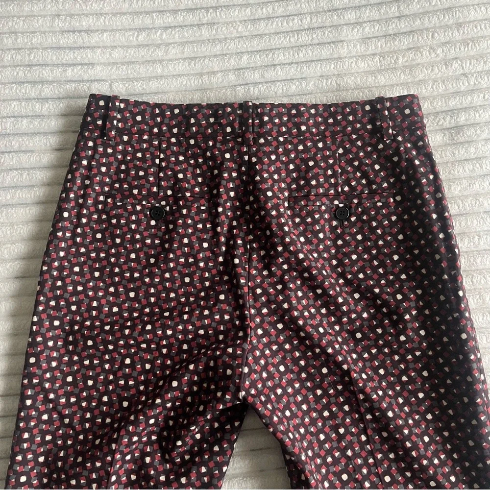 Theory Treeca Wool Abstract Pants